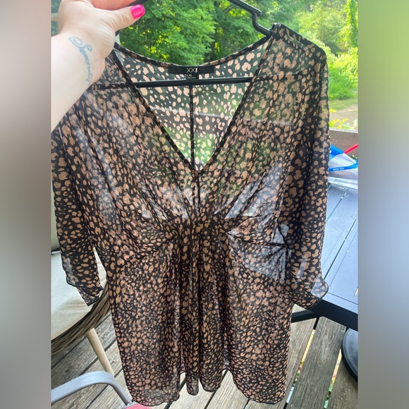 2010s forever 21 beach cover up - Picture 5 of 5